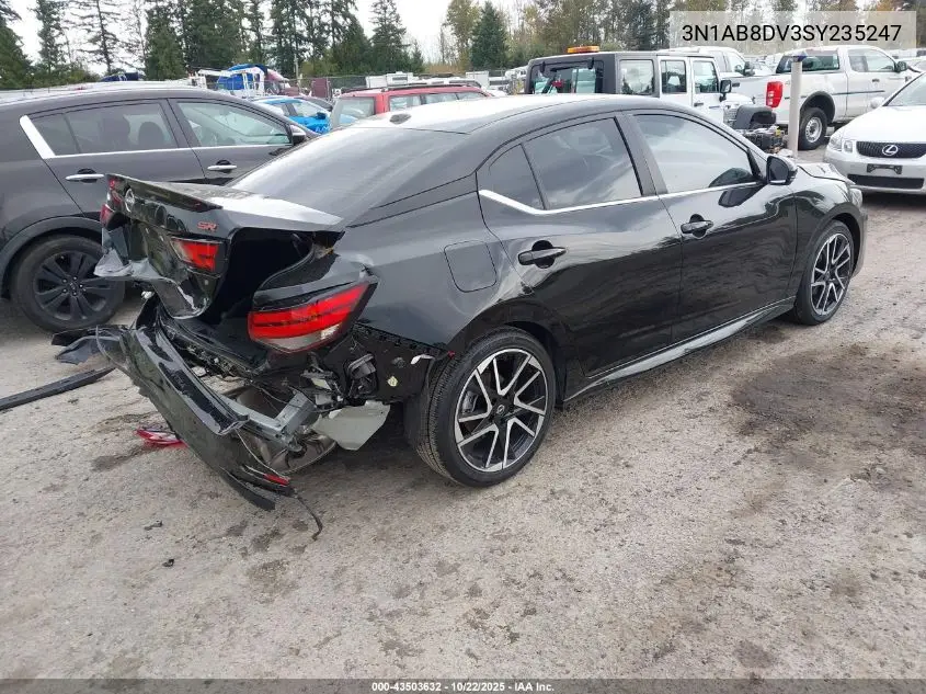3N1AB8DV3SY235247 2025 Nissan Sentra Sr