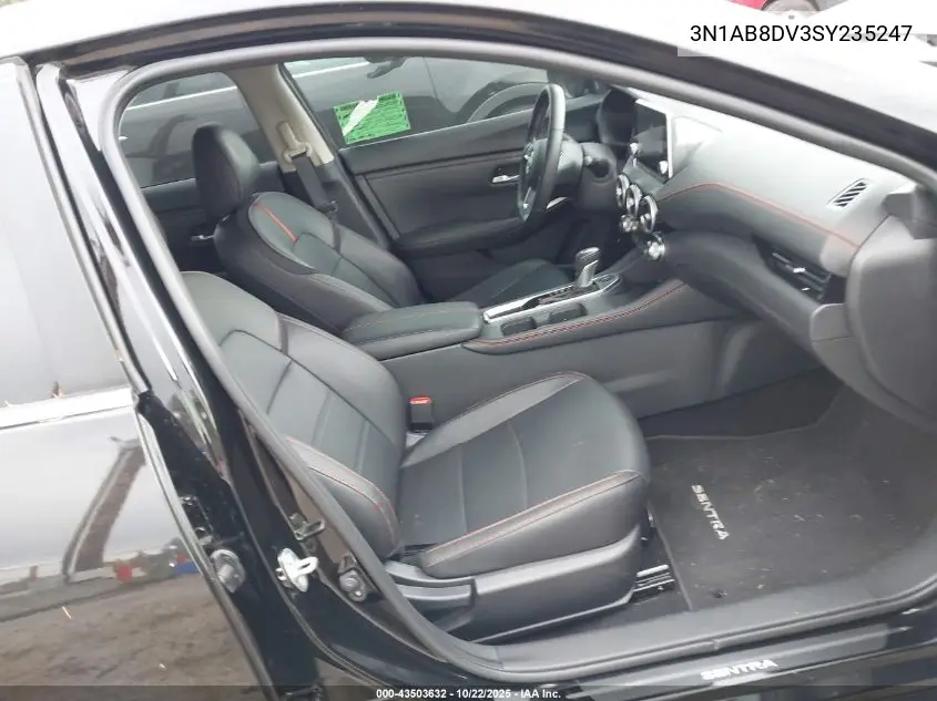 3N1AB8DV3SY235247 2025 Nissan Sentra Sr