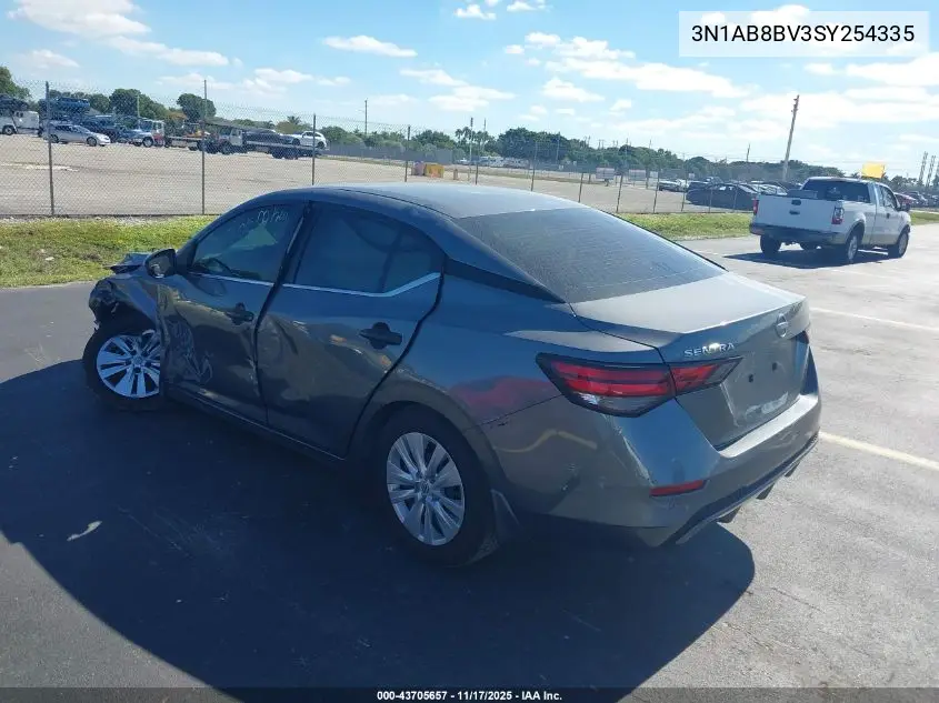 3N1AB8BV3SY254335 2025 Nissan Sentra S