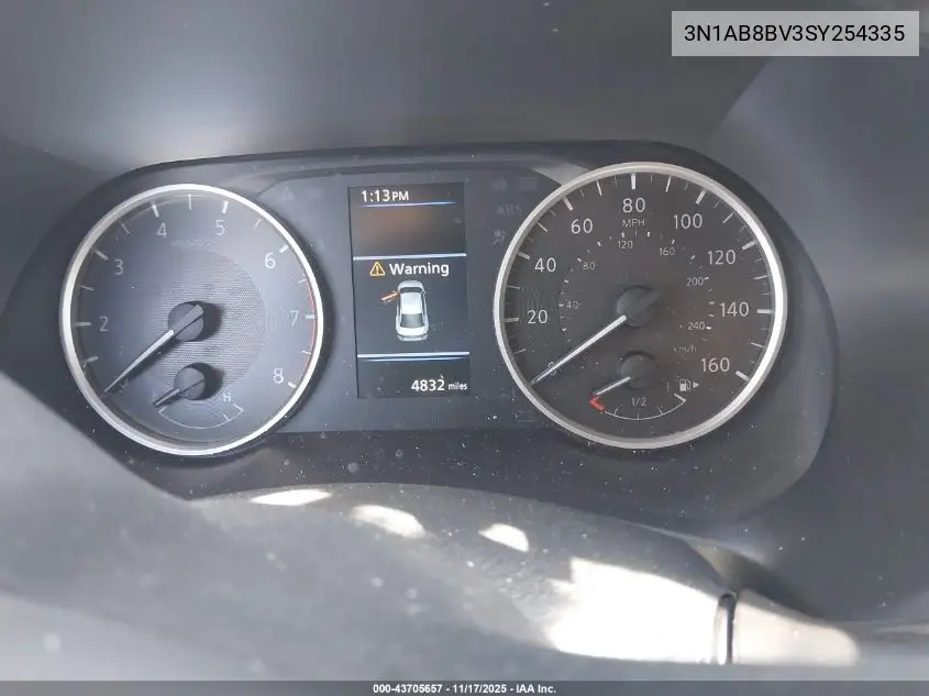 3N1AB8BV3SY254335 2025 Nissan Sentra S