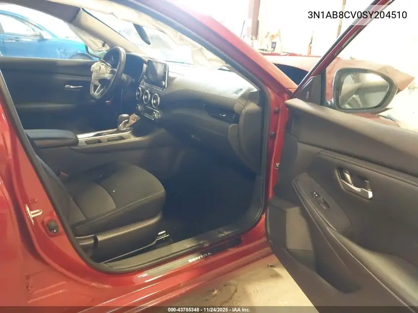 3N1AB8CV0SY204510 2025 Nissan Sentra Sv