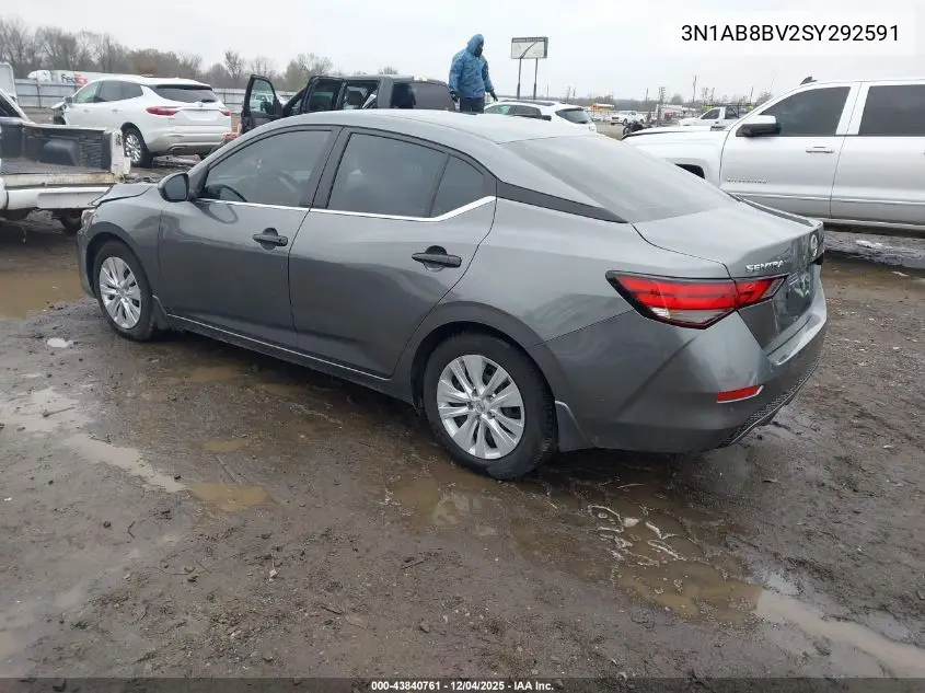 3N1AB8BV2SY292591 2025 Nissan Sentra S