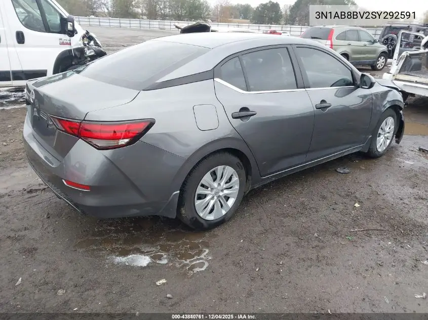 3N1AB8BV2SY292591 2025 Nissan Sentra S