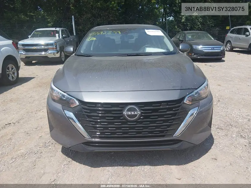 2025 Nissan Sentra S VIN: 3N1AB8BV1SY328075 Lot: 45592599