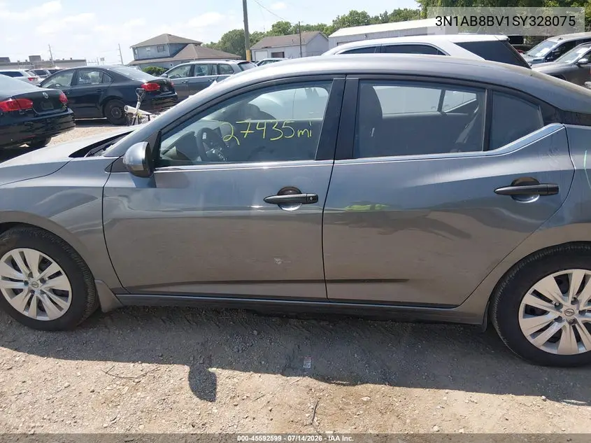 2025 Nissan Sentra S VIN: 3N1AB8BV1SY328075 Lot: 45592599