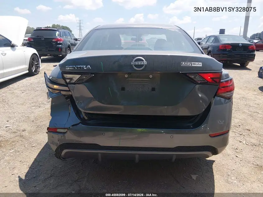 2025 Nissan Sentra S VIN: 3N1AB8BV1SY328075 Lot: 45592599
