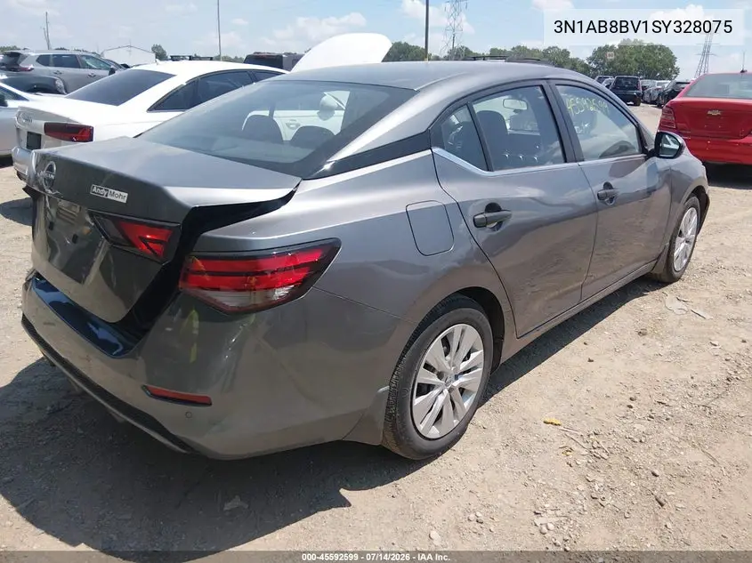 2025 Nissan Sentra S VIN: 3N1AB8BV1SY328075 Lot: 45592599