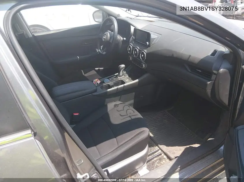 2025 Nissan Sentra S VIN: 3N1AB8BV1SY328075 Lot: 45592599