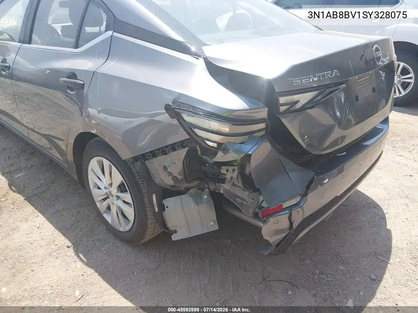 2025 Nissan Sentra S VIN: 3N1AB8BV1SY328075 Lot: 45592599
