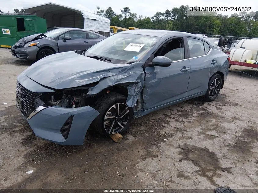 2025 Nissan Sentra Sv VIN: 3N1AB8CV0SY246532 Lot: 45670378