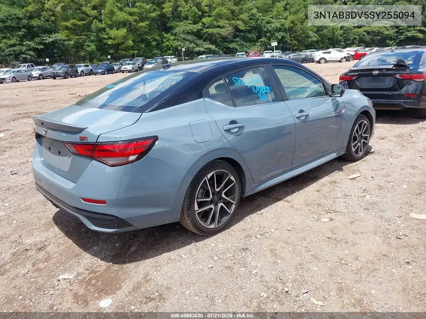 2025 Nissan Sentra Sr VIN: 3N1AB8DV5SY255094 Lot: 45683830