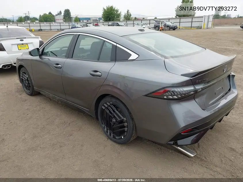 2026 Nissan Sentra Sr VIN: 3N1AB9DV7TY293272 Lot: 45685413