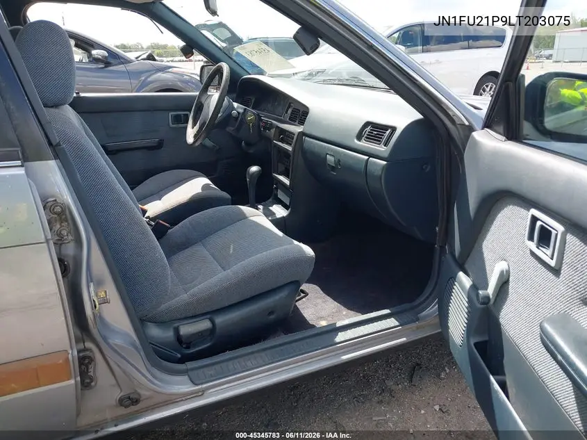 1990 Nissan Stanza VIN: JN1FU21P9LT203075 Lot: 45345783