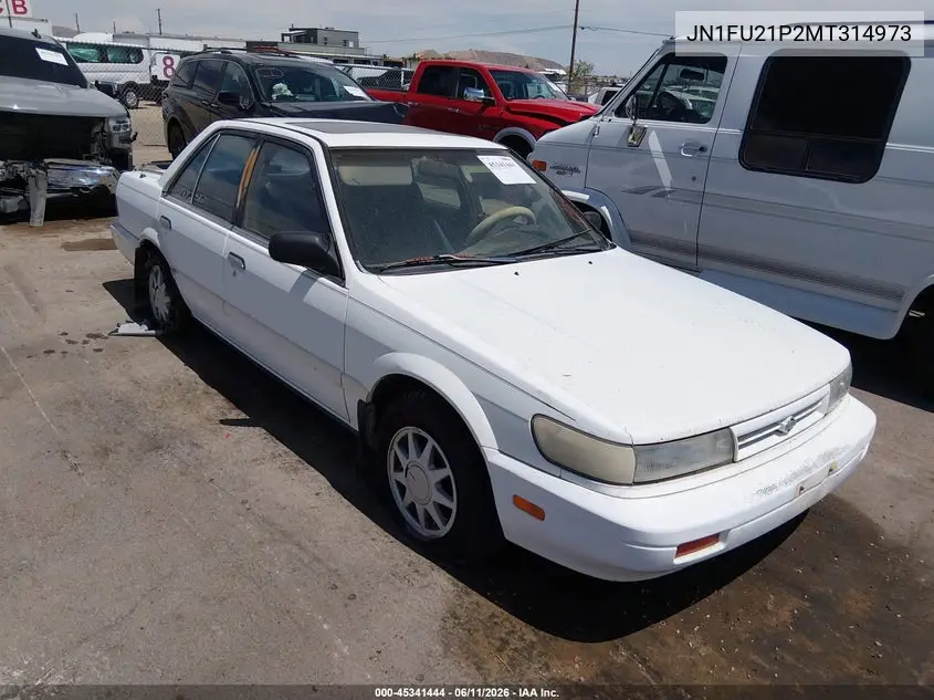 1991 Nissan Stanza VIN: JN1FU21P2MT314973 Lot: 45341444