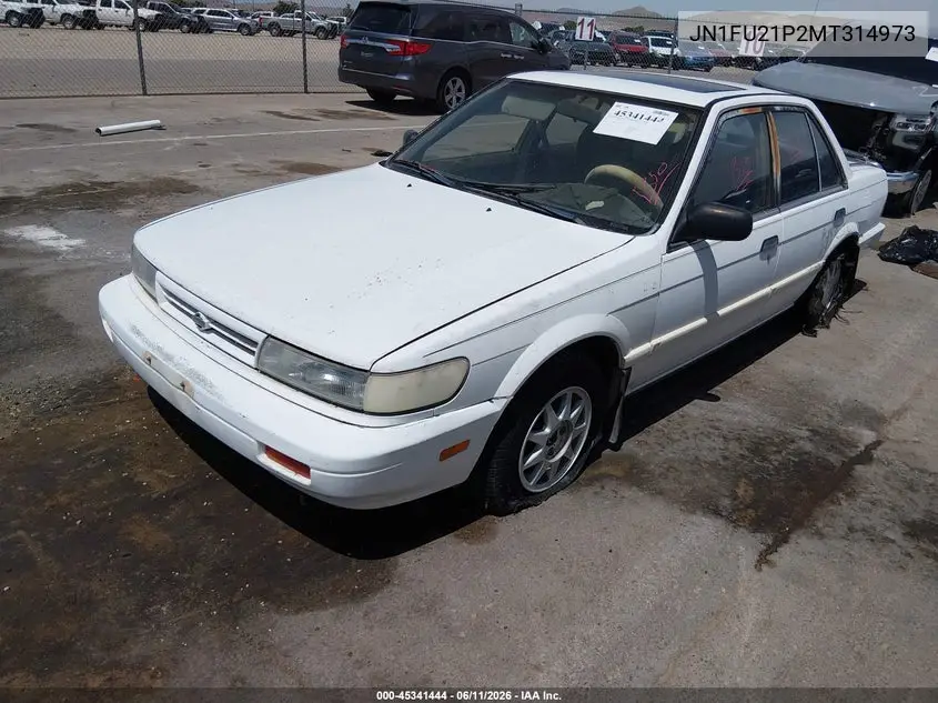 1991 Nissan Stanza VIN: JN1FU21P2MT314973 Lot: 45341444
