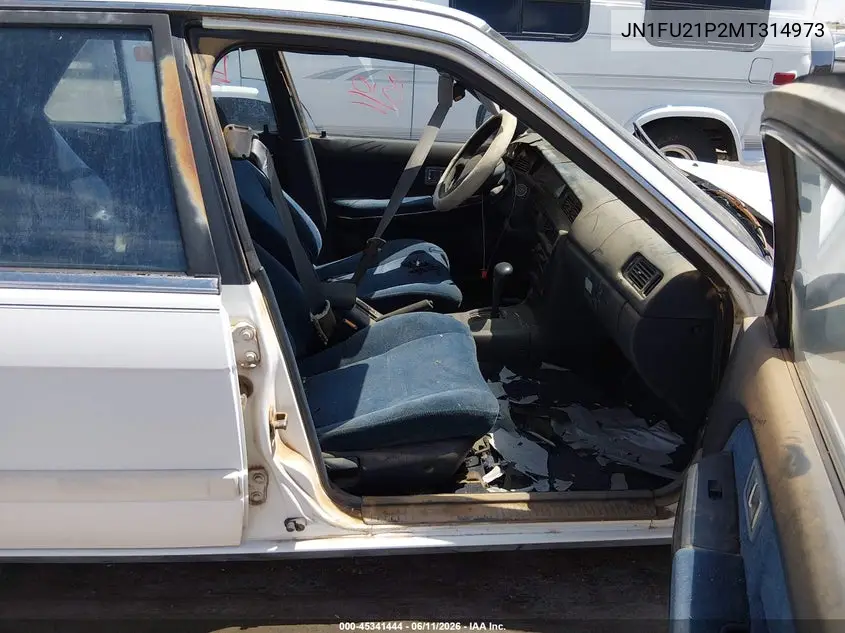 1991 Nissan Stanza VIN: JN1FU21P2MT314973 Lot: 45341444