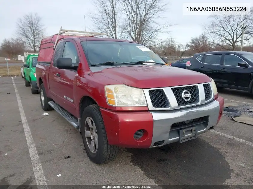 1N6AA06B86N553224 2006 Nissan Titan Se