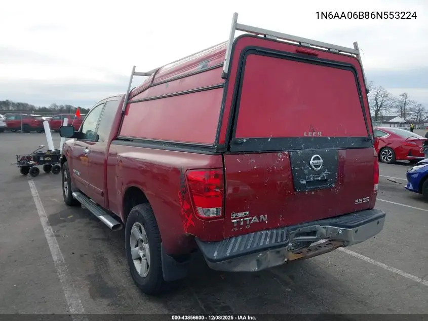 1N6AA06B86N553224 2006 Nissan Titan Se