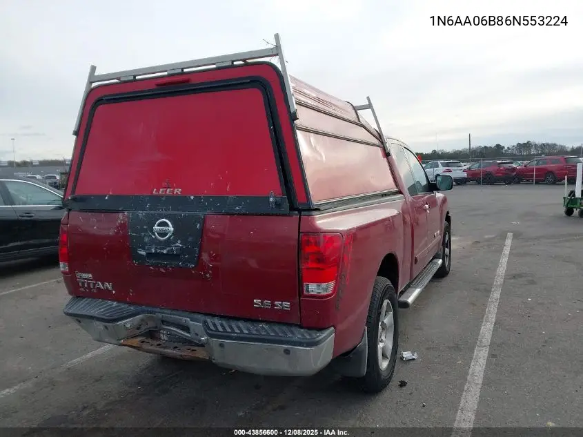 1N6AA06B86N553224 2006 Nissan Titan Se