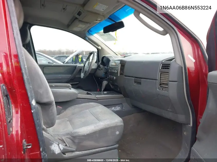 1N6AA06B86N553224 2006 Nissan Titan Se