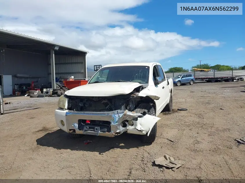 2006 Nissan Titan Le VIN: 1N6AA07AX6N562299 Lot: 45477563