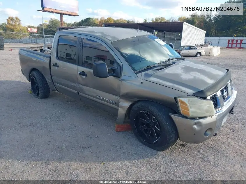 1N6BA07B27N204676 2007 Nissan Titan Se