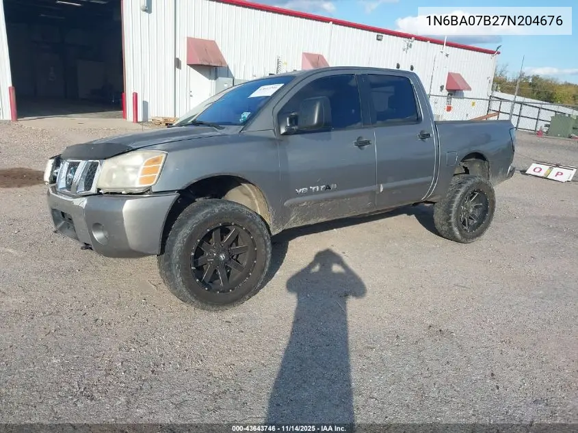 1N6BA07B27N204676 2007 Nissan Titan Se