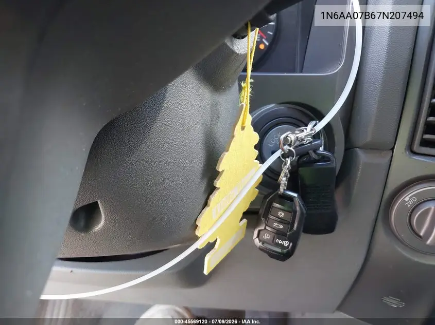 2007 Nissan Titan Le VIN: 1N6AA07B67N207494 Lot: 45569120