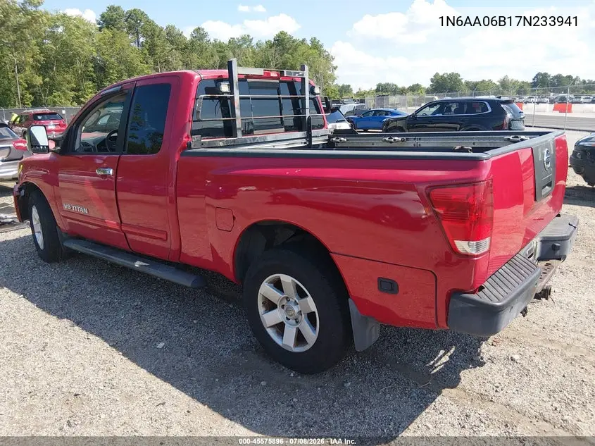 2007 Nissan Titan Le VIN: 1N6AA06B17N233941 Lot: 45575896