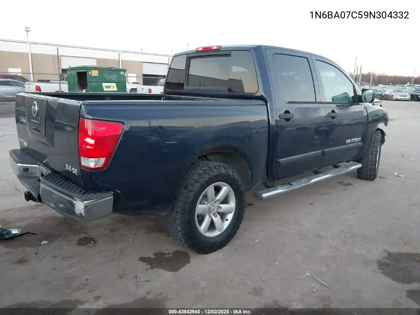1N6BA07C59N304332 2009 Nissan Titan Se