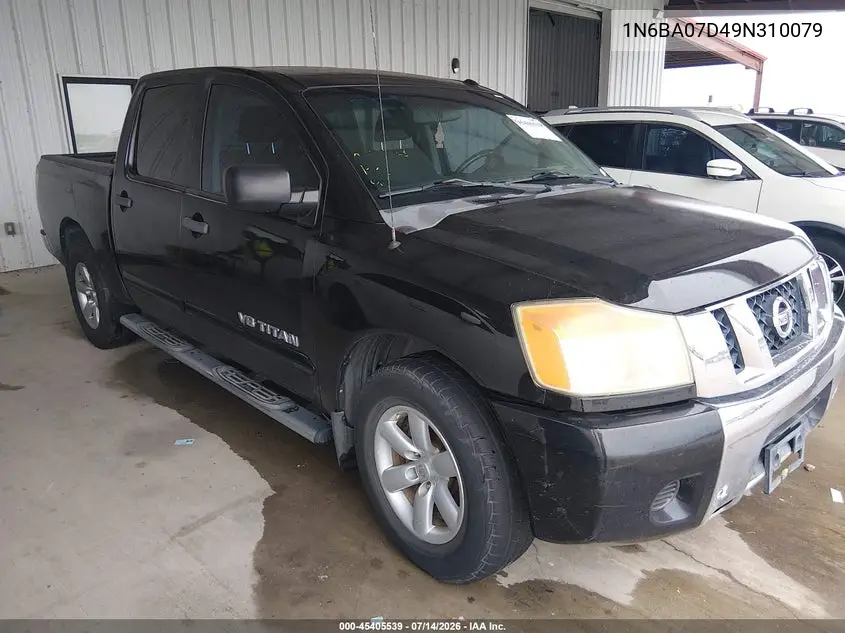 2009 Nissan Titan Se VIN: 1N6BA07D49N310079 Lot: 45405539