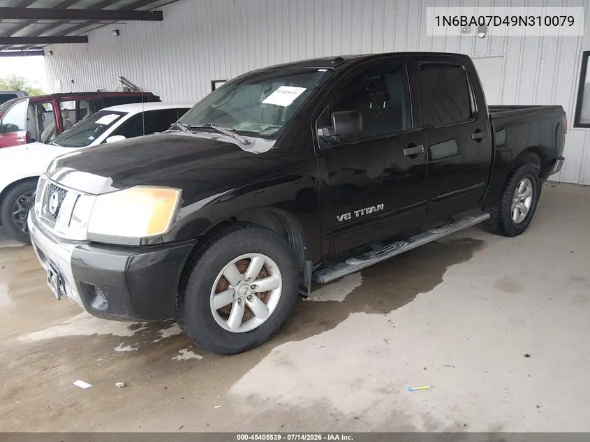 2009 Nissan Titan Se VIN: 1N6BA07D49N310079 Lot: 45405539