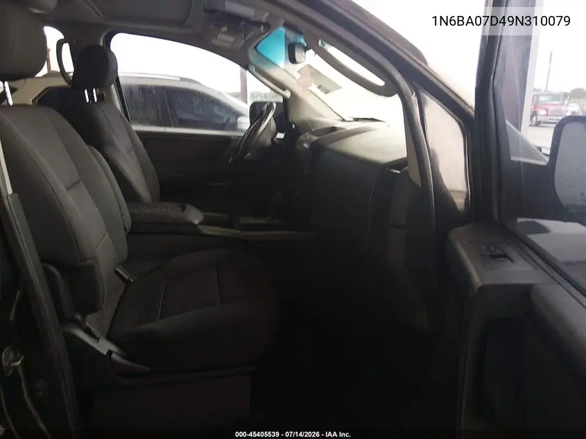 2009 Nissan Titan Se VIN: 1N6BA07D49N310079 Lot: 45405539