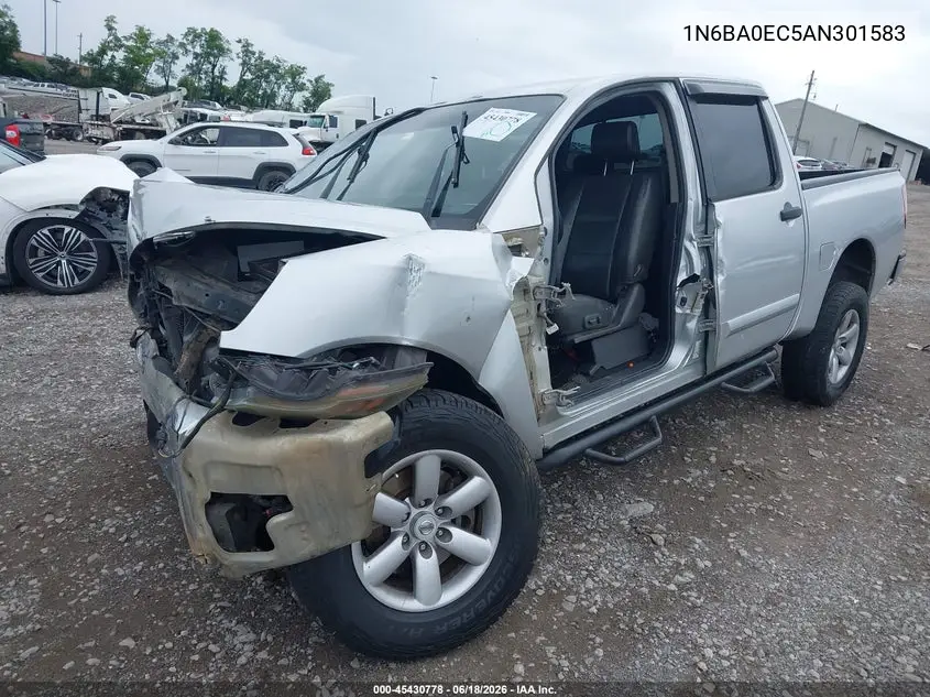 2010 Nissan Titan Se VIN: 1N6BA0EC5AN301583 Lot: 45430778