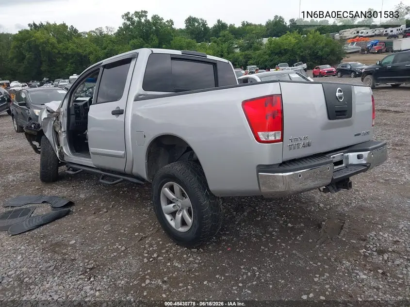 2010 Nissan Titan Se VIN: 1N6BA0EC5AN301583 Lot: 45430778