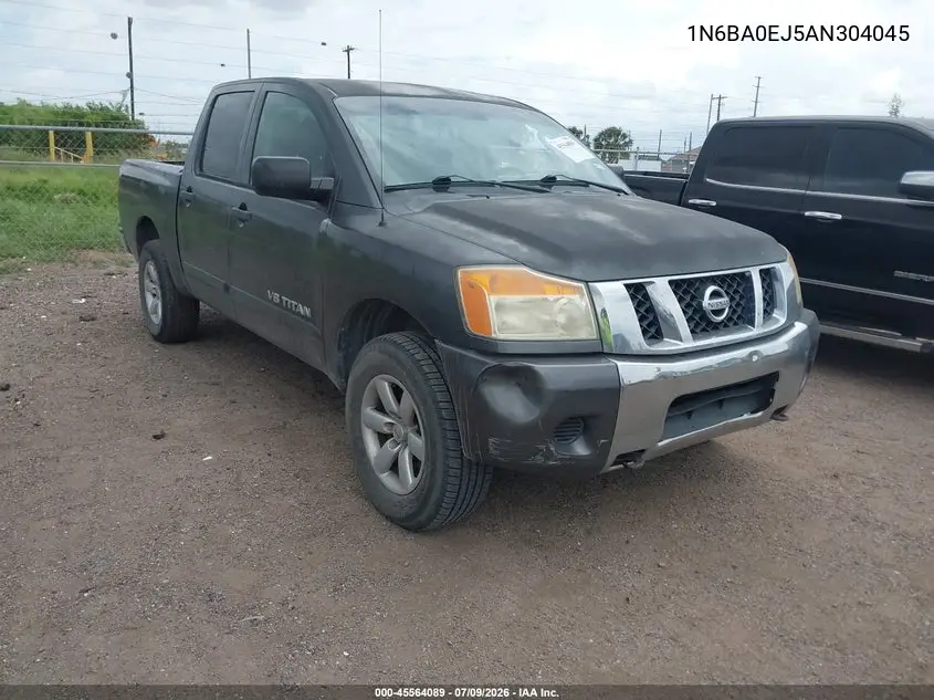 2010 Nissan Titan Se VIN: 1N6BA0EJ5AN304045 Lot: 45564089