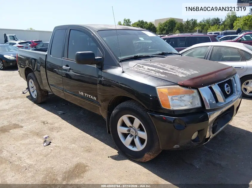 2010 Nissan Titan Se VIN: 1N6BA0CA9AN321319 Lot: 45592764