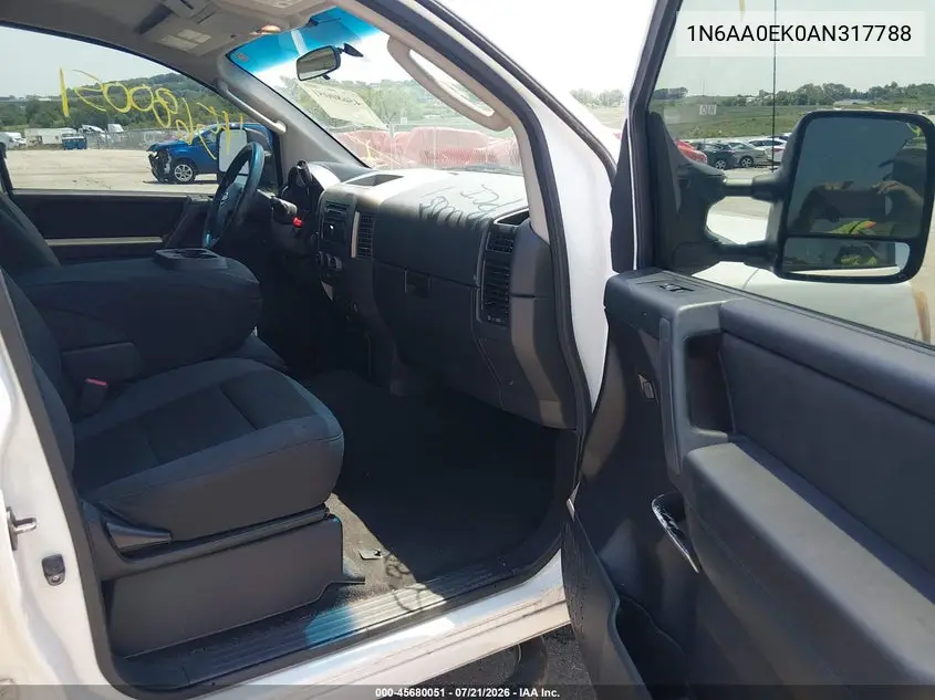 2010 Nissan Titan Xe VIN: 1N6AA0EK0AN317788 Lot: 45680051