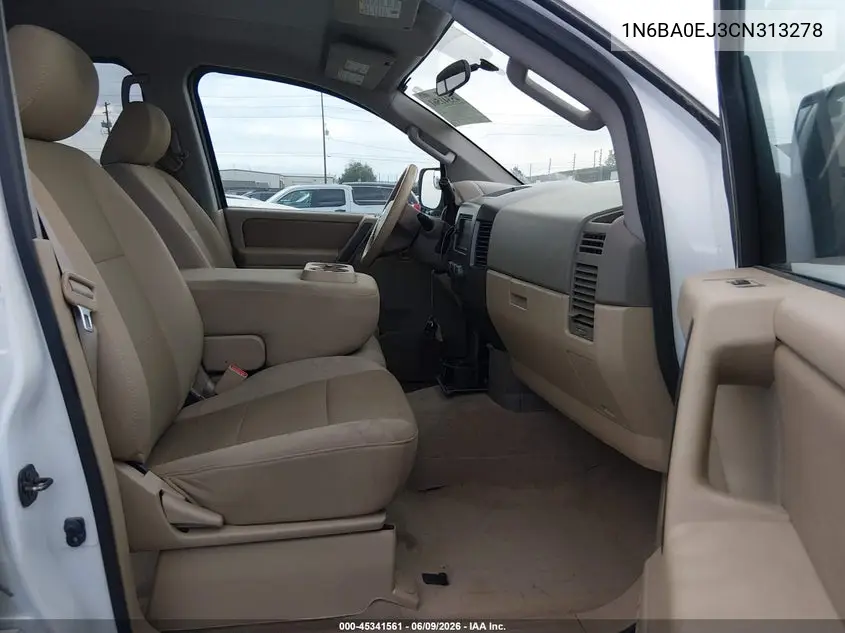 2012 Nissan Titan S VIN: 1N6BA0EJ3CN313278 Lot: 45341561