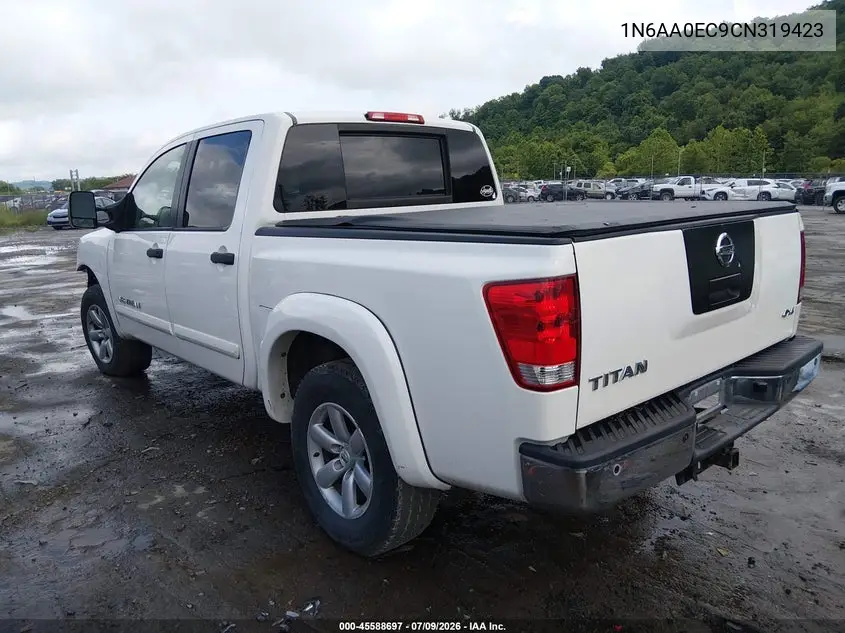 2012 Nissan Titan Sv VIN: 1N6AA0EC9CN319423 Lot: 45588697