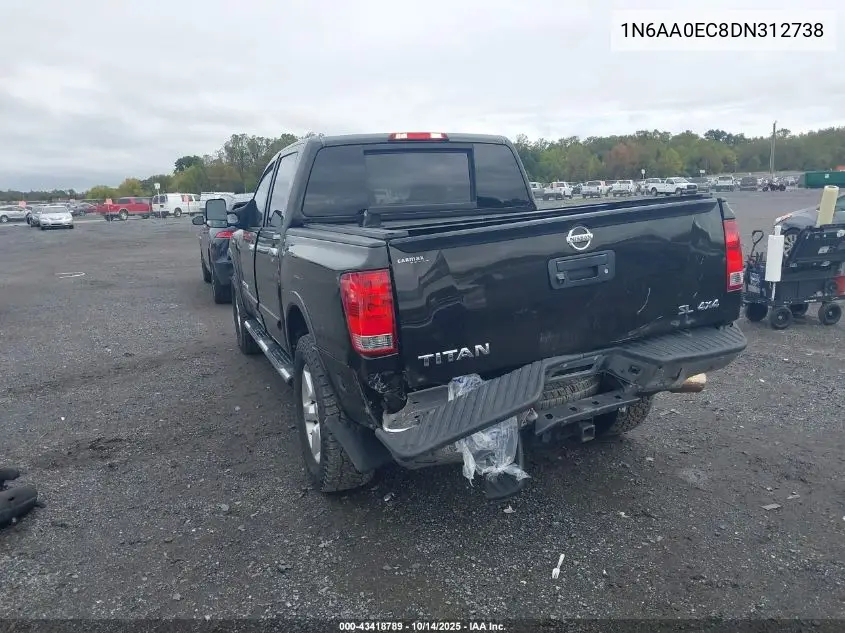 1N6AA0EC8DN312738 2013 Nissan Titan Sl