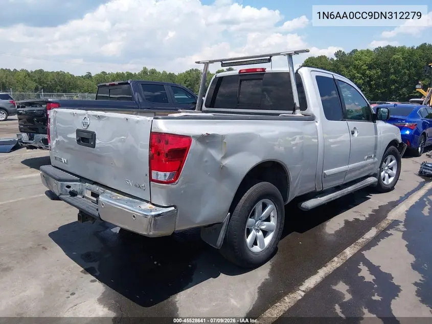 2013 Nissan Titan Sv VIN: 1N6AA0CC9DN312279 Lot: 45528641
