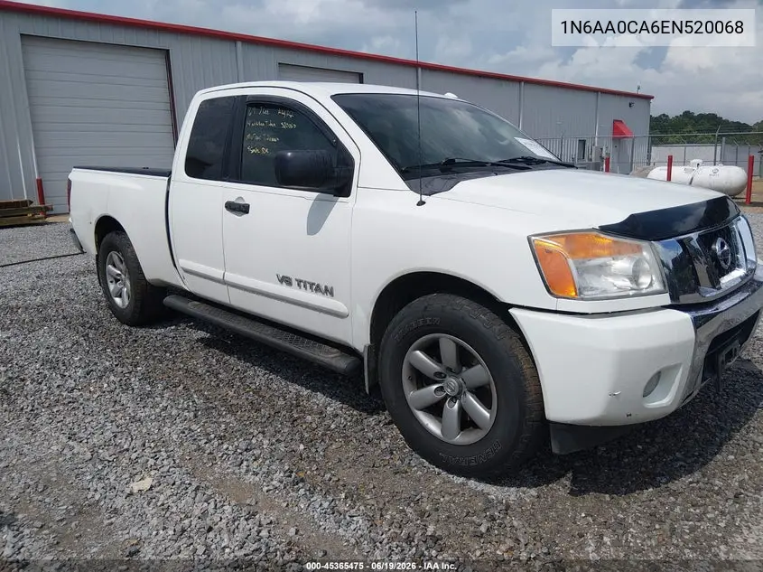 2014 Nissan Titan Sv VIN: 1N6AA0CA6EN520068 Lot: 45365475