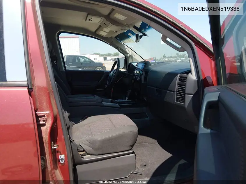 2014 Nissan Titan Sv VIN: 1N6BA0EDXEN519338 Lot: 45550750