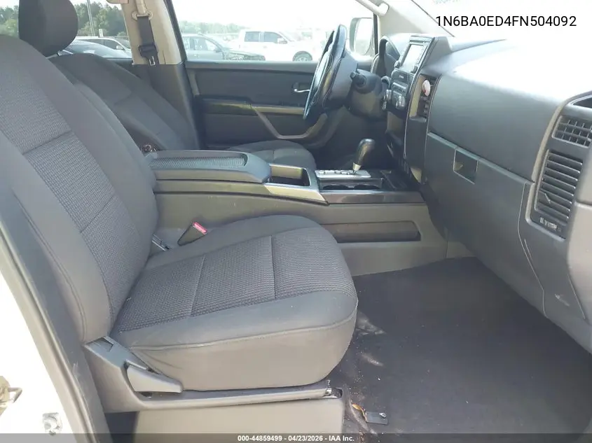 1N6BA0ED4FN504092 2015 Nissan Titan Sv