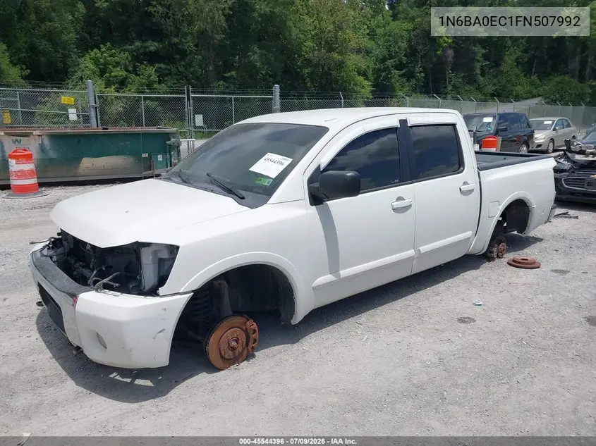 2015 Nissan Titan Sv VIN: 1N6BA0EC1FN507992 Lot: 45544396