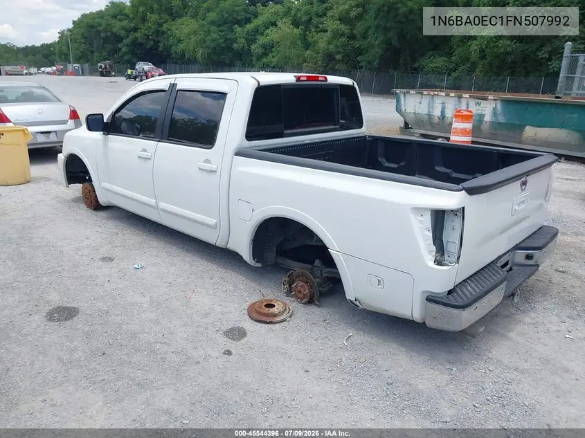 2015 Nissan Titan Sv VIN: 1N6BA0EC1FN507992 Lot: 45544396