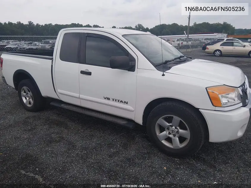 2015 Nissan Titan Sv VIN: 1N6BA0CA6FN505236 Lot: 45588720
