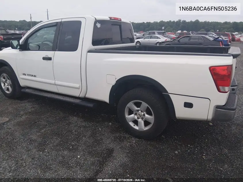 2015 Nissan Titan Sv VIN: 1N6BA0CA6FN505236 Lot: 45588720