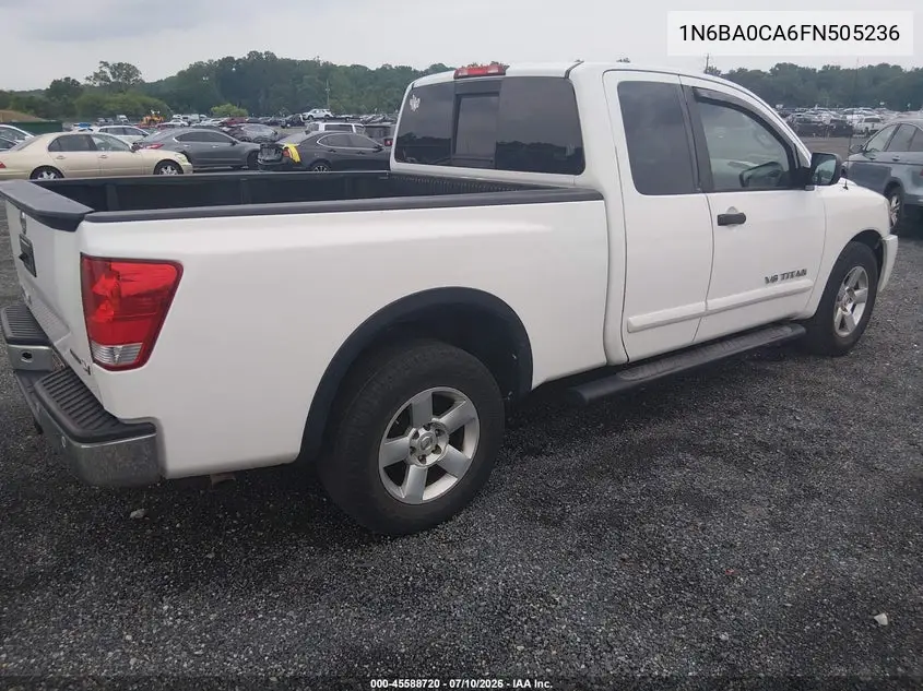 2015 Nissan Titan Sv VIN: 1N6BA0CA6FN505236 Lot: 45588720